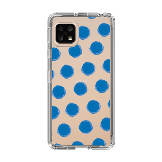 Slim Protection Case［ Original - Favorite Color Polka Dots - Blue ］