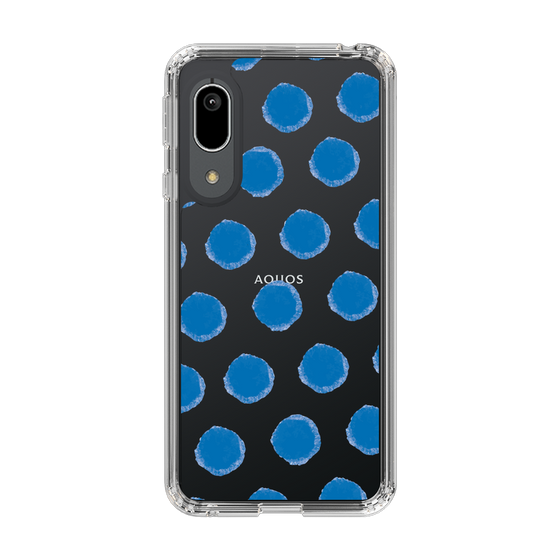 Slim Protection Case［ Original - Favorite Color Polka Dots - Blue ］