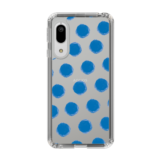 Slim Protection Case［ Original - Favorite Color Polka Dots - Blue ］