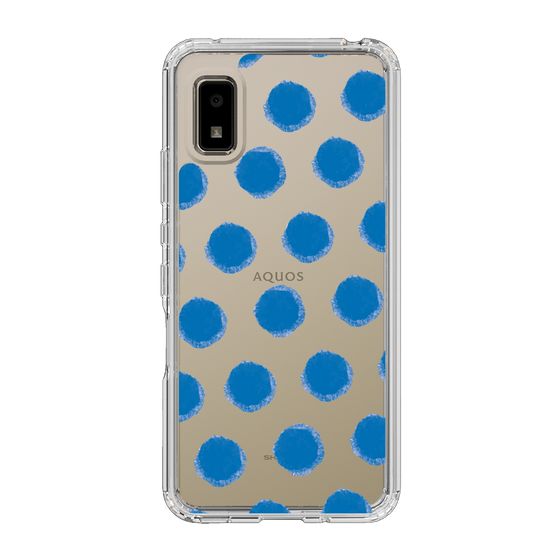 Slim Protection Case［ Original - Favorite Color Polka Dots - Blue ］