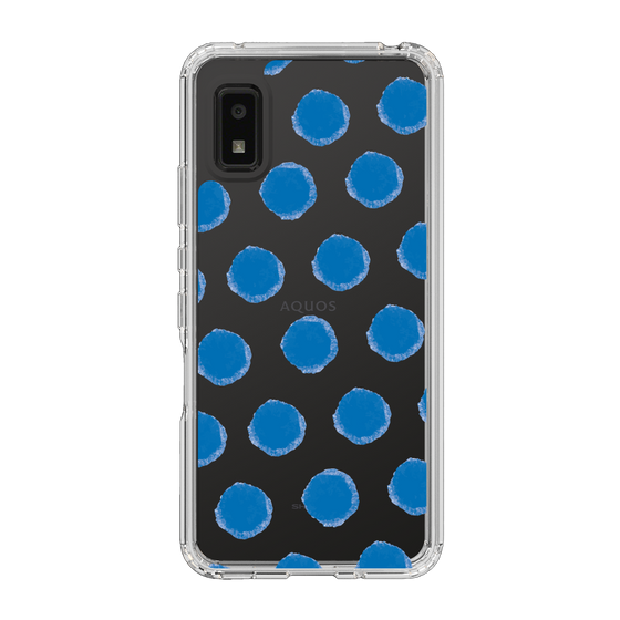 Slim Protection Case［ Original - Favorite Color Polka Dots - Blue ］
