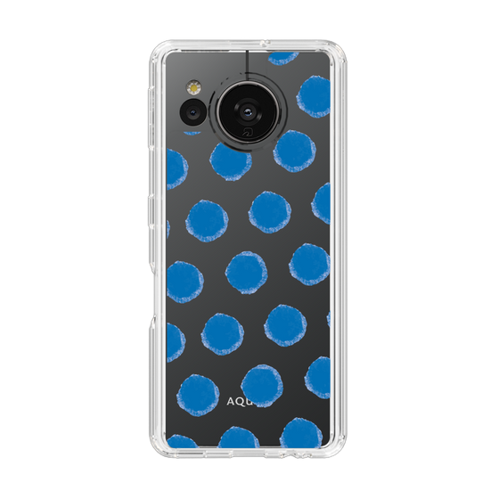 Slim Protection Case［ Original - Favorite Color Polka Dots - Blue ］