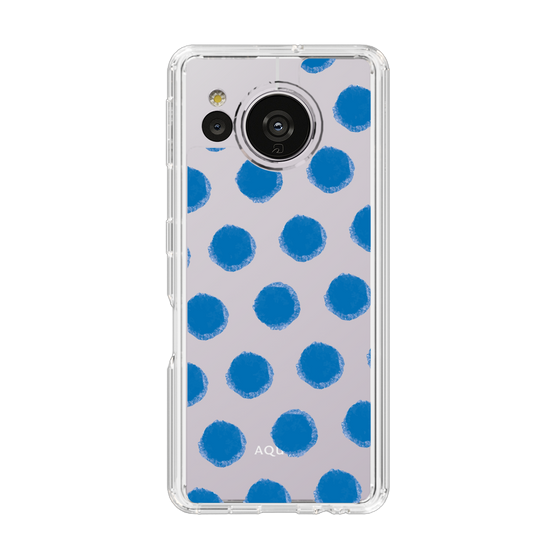 Slim Protection Case［ Original - Favorite Color Polka Dots - Blue ］