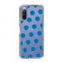 Slim Protection Case［ Original - Favorite Color Polka Dots - Blue ］