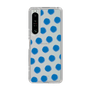Slim Protection Case［ Original - Favorite Color Polka Dots - Blue ］