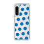 Slim Protection Case［ Original - Favorite Color Polka Dots - Blue ］