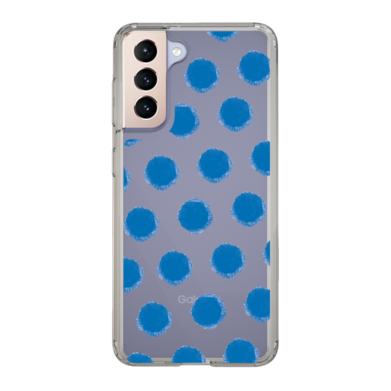 Slim Protection Case［ Original - Favorite Color Polka Dots - Blue ］