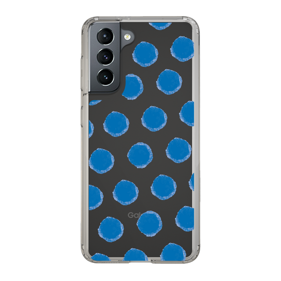 Slim Protection Case［ Original - Favorite Color Polka Dots - Blue ］