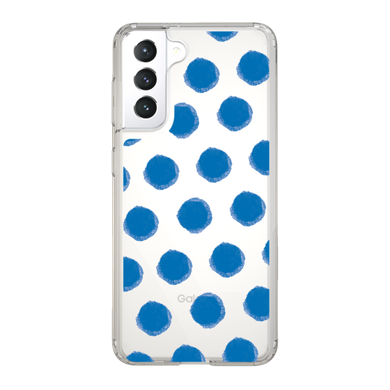 Slim Protection Case［ Original - Favorite Color Polka Dots - Blue ］