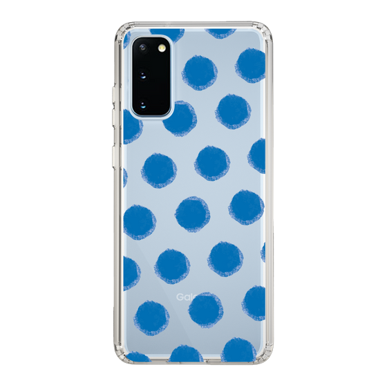 Slim Protection Case［ Original - Favorite Color Polka Dots - Blue ］