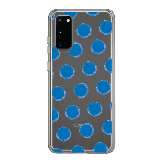 Slim Protection Case［ Original - Favorite Color Polka Dots - Blue ］