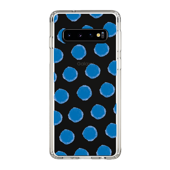 Slim Protection Case［ Original - Favorite Color Polka Dots - Blue ］