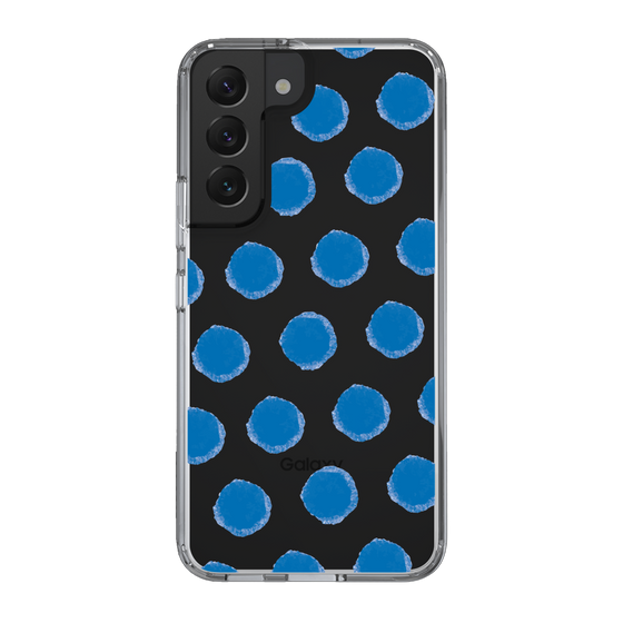 Slim Protection Case［ Original - Favorite Color Polka Dots - Blue ］