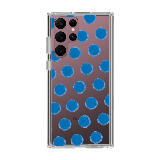 Slim Protection Case［ Original - Favorite Color Polka Dots - Blue ］