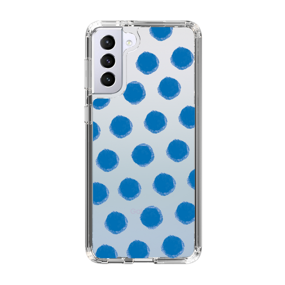 Slim Protection Case［ Original - Favorite Color Polka Dots - Blue ］