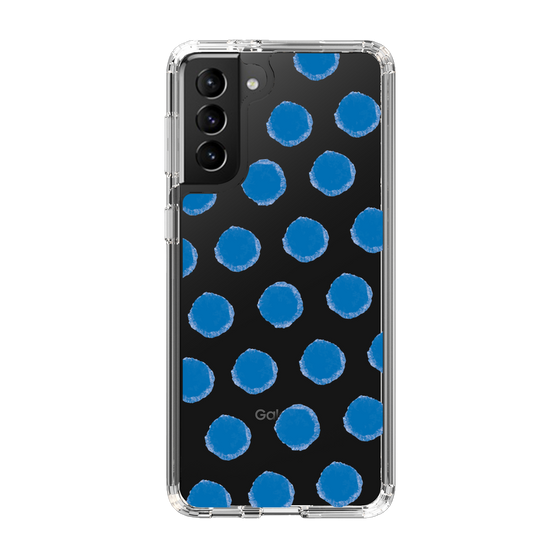 Slim Protection Case［ Original - Favorite Color Polka Dots - Blue ］