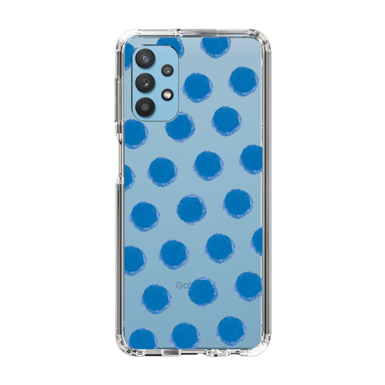 Slim Protection Case［ Original - Favorite Color Polka Dots - Blue ］