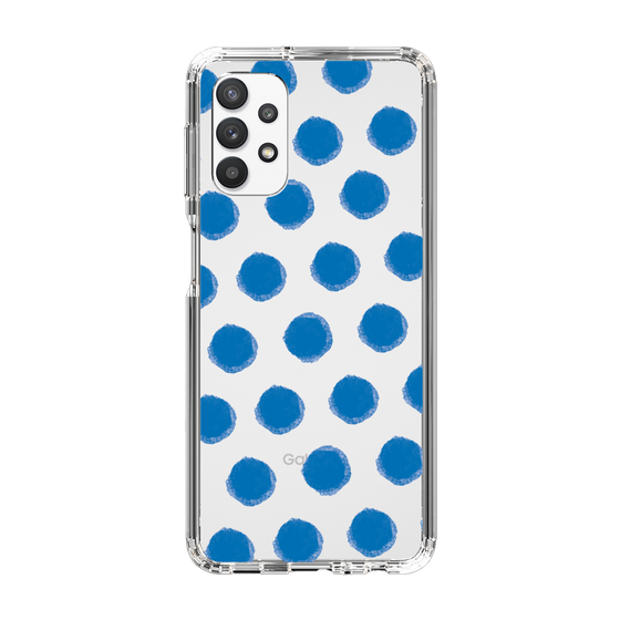 Slim Protection Case［ Original - Favorite Color Polka Dots - Blue ］