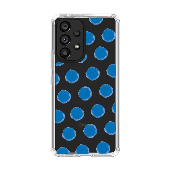 Slim Protection Case［ Original - Favorite Color Polka Dots - Blue ］