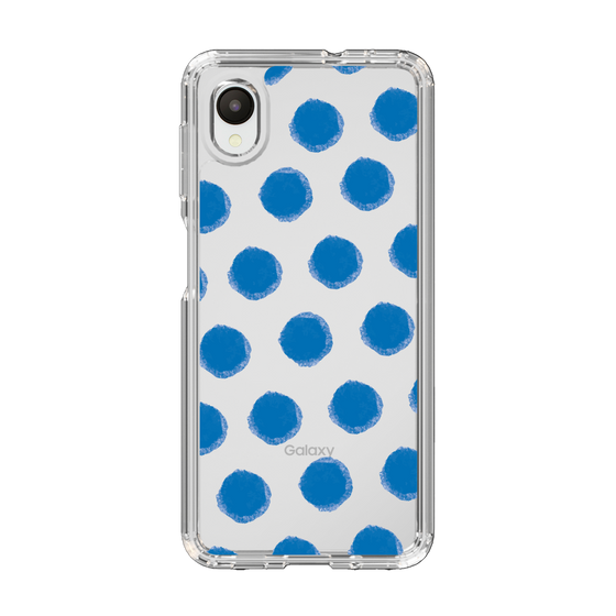Slim Protection Case［ Original - Favorite Color Polka Dots - Blue ］