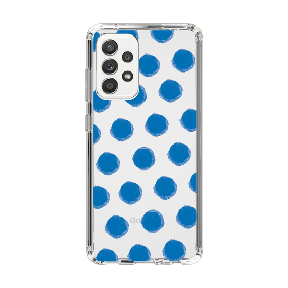 Slim Protection Case［ Original - Favorite Color Polka Dots - Blue ］