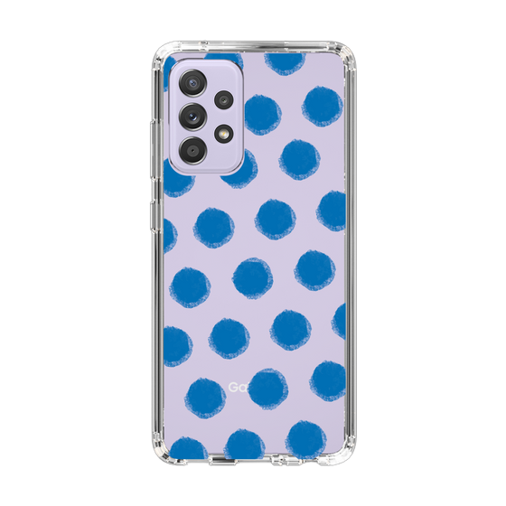 Slim Protection Case［ Original - Favorite Color Polka Dots - Blue ］