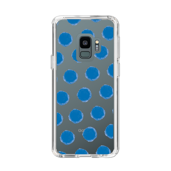 Slim Protection Case［ Original - Favorite Color Polka Dots - Blue ］