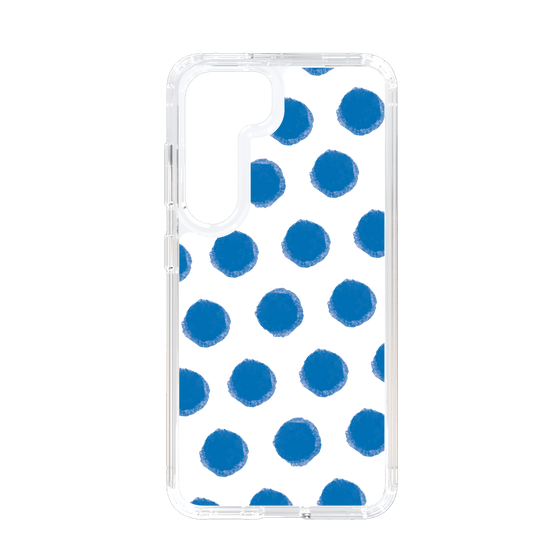 Slim Protection Case［ Original - Favorite Color Polka Dots - Blue ］