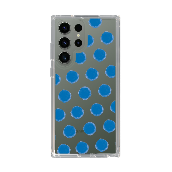 Slim Protection Case［ Original - Favorite Color Polka Dots - Blue ］