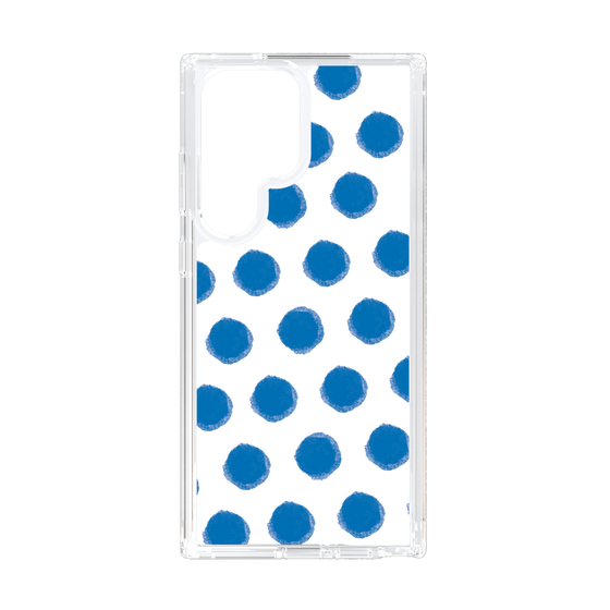 Slim Protection Case［ Original - Favorite Color Polka Dots - Blue ］