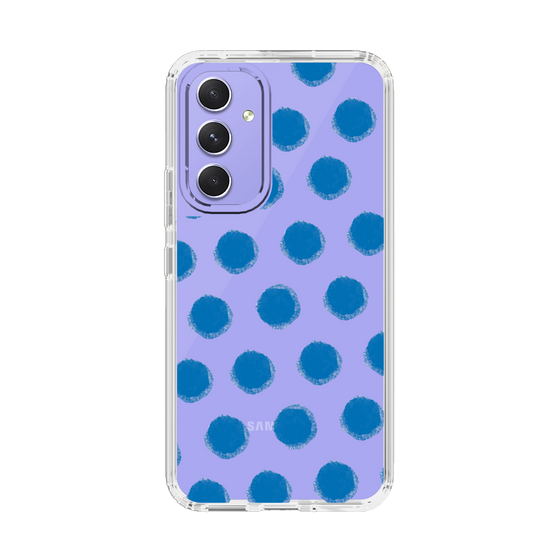 Slim Protection Case［ Original - Favorite Color Polka Dots - Blue ］