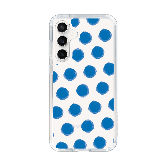 Slim Protection Case［ Original - Favorite Color Polka Dots - Blue ］
