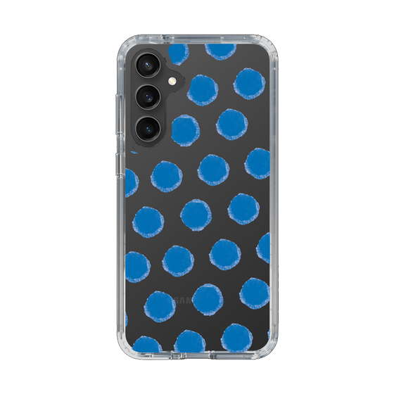 Slim Protection Case［ Original - Favorite Color Polka Dots - Blue ］