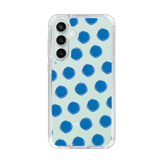 Slim Protection Case［ Original - Favorite Color Polka Dots - Blue ］