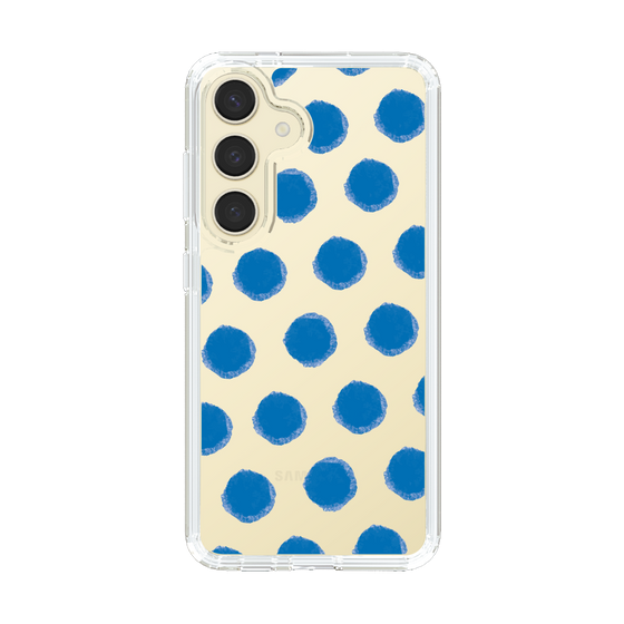 Slim Protection Case［ Original - Favorite Color Polka Dots - Blue ］