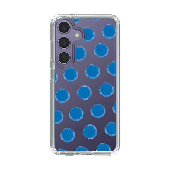 Slim Protection Case［ Original - Favorite Color Polka Dots - Blue ］