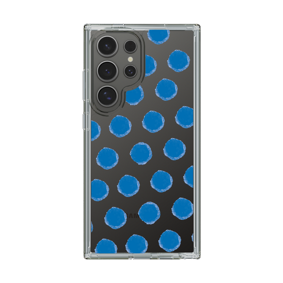 Slim Protection Case［ Original - Favorite Color Polka Dots - Blue ］