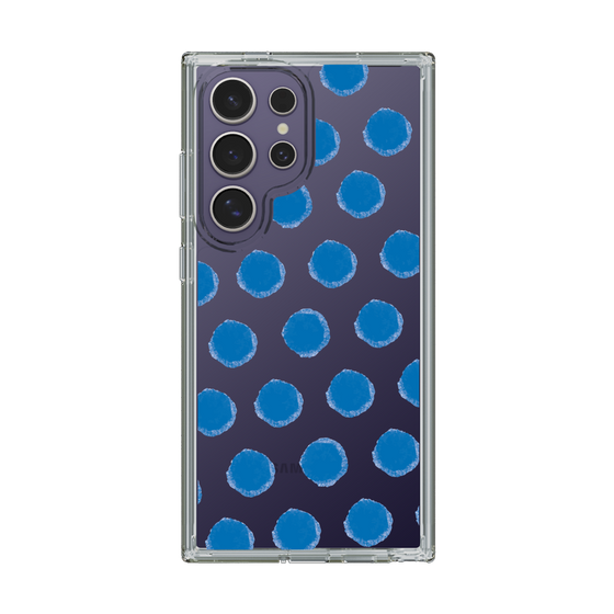 Slim Protection Case［ Original - Favorite Color Polka Dots - Blue ］