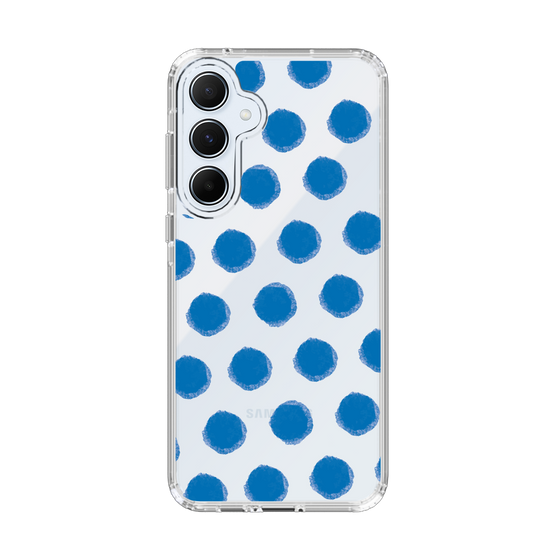 Slim Protection Case［ オリジナル - 推し色水玉 - Blue ］