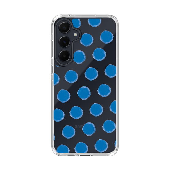 Slim Protection Case［ オリジナル - 推し色水玉 - Blue ］
