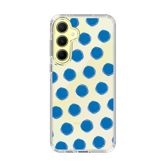 Slim Protection Case［ オリジナル - 推し色水玉 - Blue ］