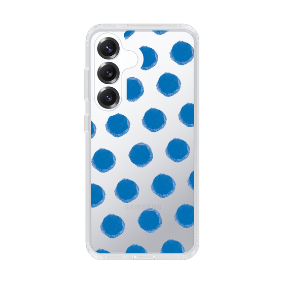 Slim Protection Case［ Original - Favorite Color Polka Dots - Blue ］