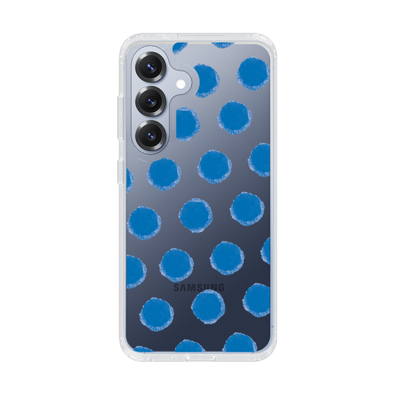 Slim Protection Case［ Original - Favorite Color Polka Dots - Blue ］