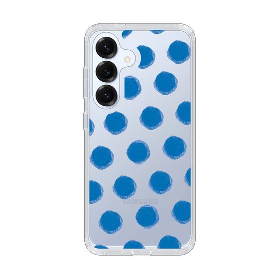 Slim Protection Case［ Original - Favorite Color Polka Dots - Blue ］