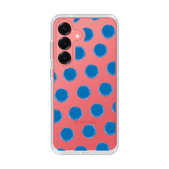 Slim Protection Case［ Original - Favorite Color Polka Dots - Blue ］