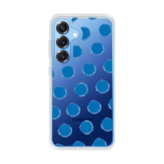Slim Protection Case［ Original - Favorite Color Polka Dots - Blue ］