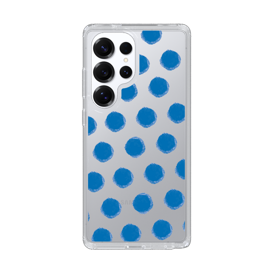 Slim Protection Case［ Original - Favorite Color Polka Dots - Blue ］