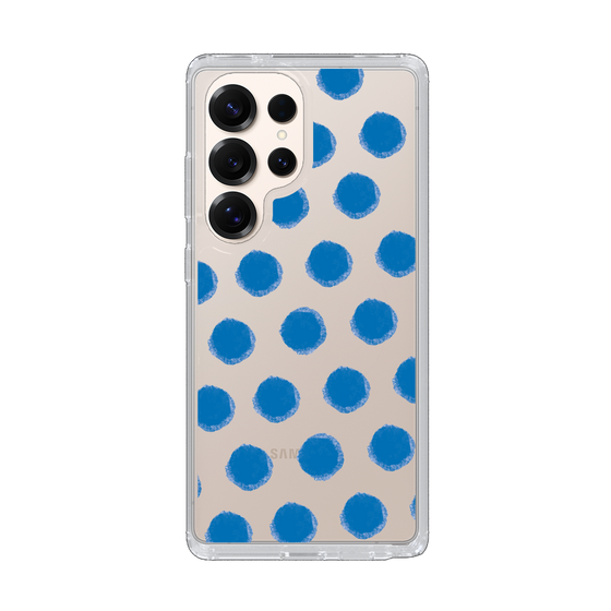 Slim Protection Case［ Original - Favorite Color Polka Dots - Blue ］