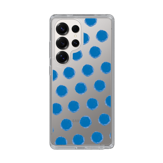Slim Protection Case［ Original - Favorite Color Polka Dots - Blue ］