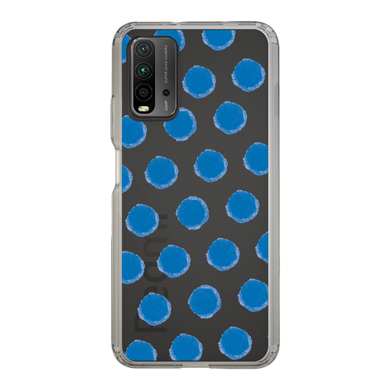 Slim Protection Case［ Original - Favorite Color Polka Dots - Blue ］